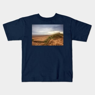 Mablethorpe Sand Dunes, Storm Coming Kids T-Shirt